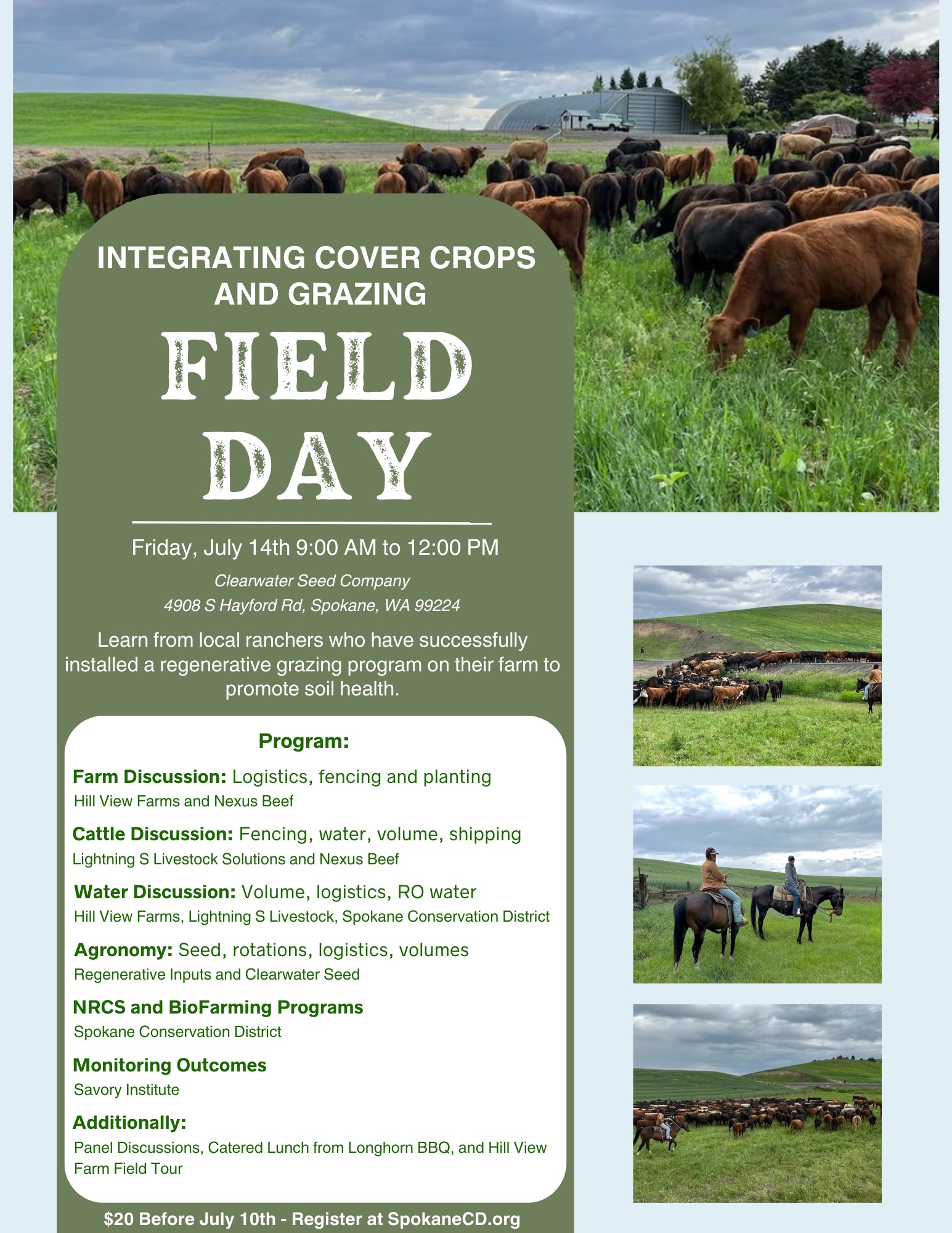 Integrating Cover Crops and Grazing Field Day - PNWSRM